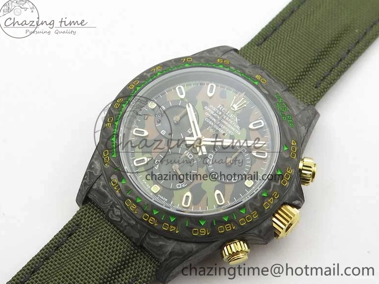 Edition Carbon Nylon Green OMF Daytona on Green A4130 Dial Best Strap DIW Deep 1127